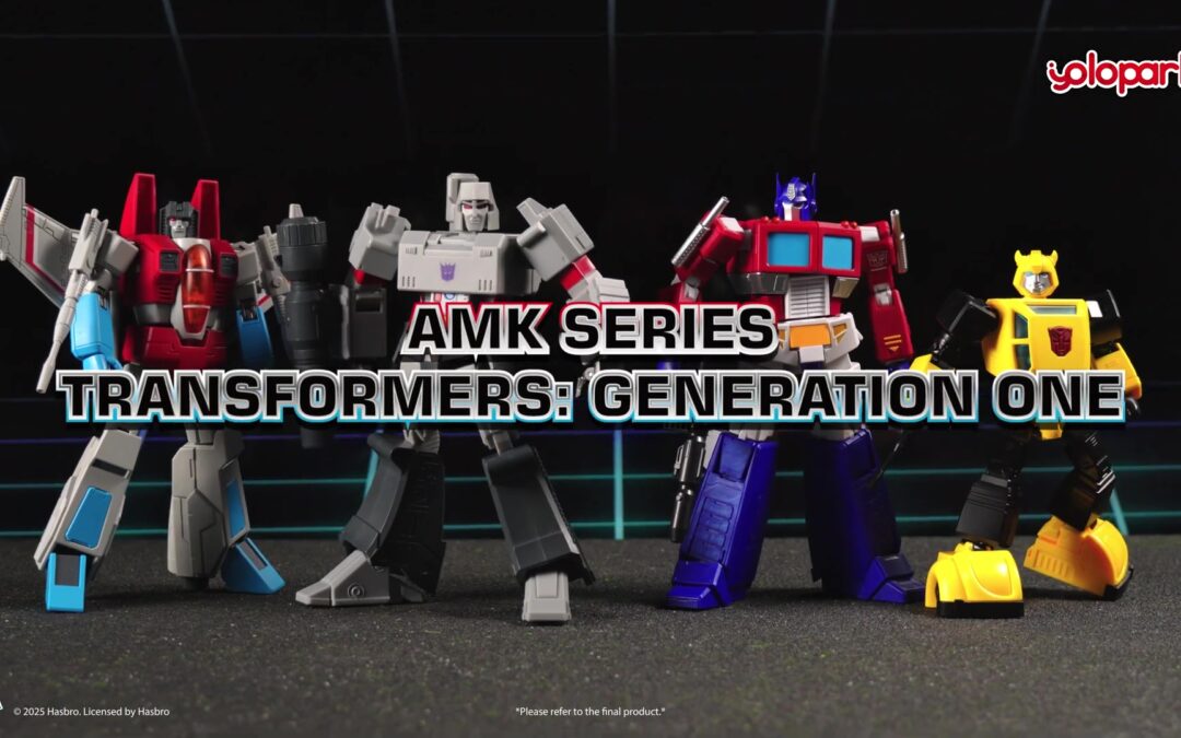 Yolopark AMK Transformers G1 Optimus Prime, Bumblebee, Starscream & Megatron Official Promotional Video