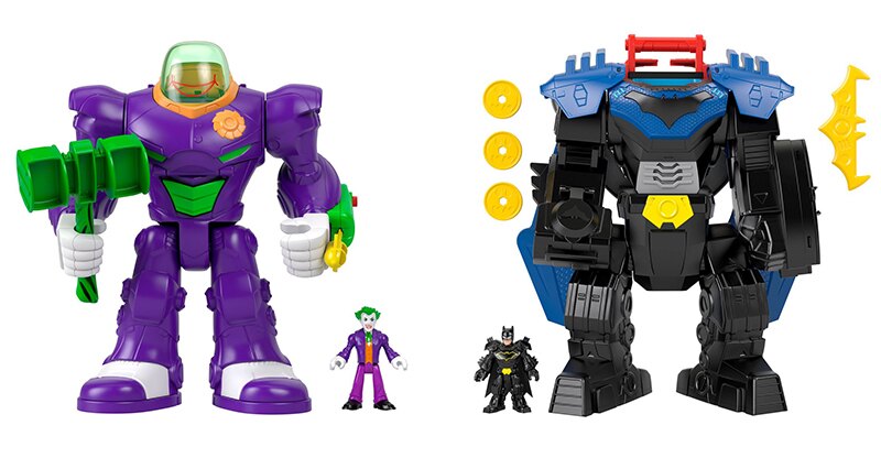 Pre-order Alert: Mattel Imaginext DC Super Friends Joker Hammer Mech & Batman Flight Mech Action Figures