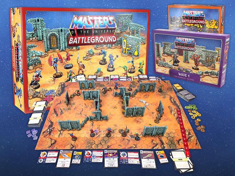 Pre-Order Alert:  Masters of the Universe: Battleground Starter Set & Expansion Packs