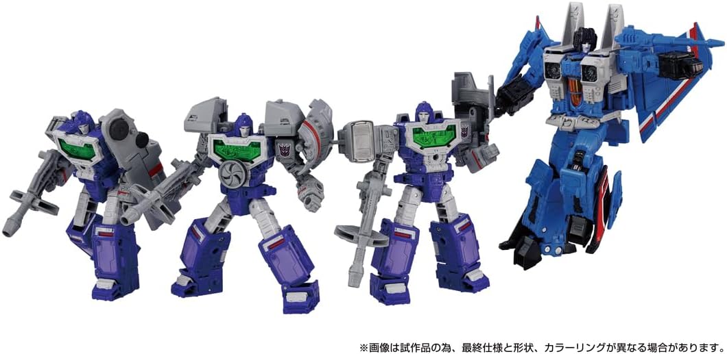Takara Dramatic Capture Series Reflector, Thundercracker (& Kremzeek!) Set Official Images
