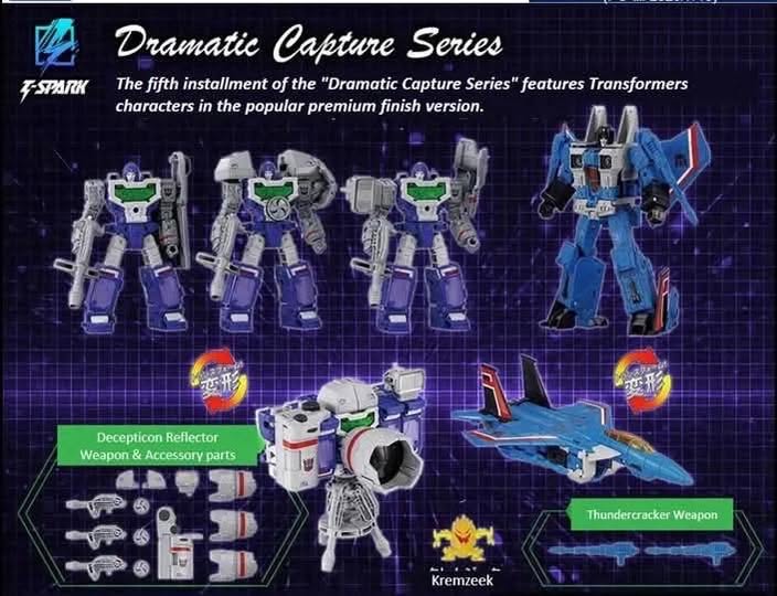Takara Tomy Dramatic Capture Series Thundercracker & Reflector Possible First look
