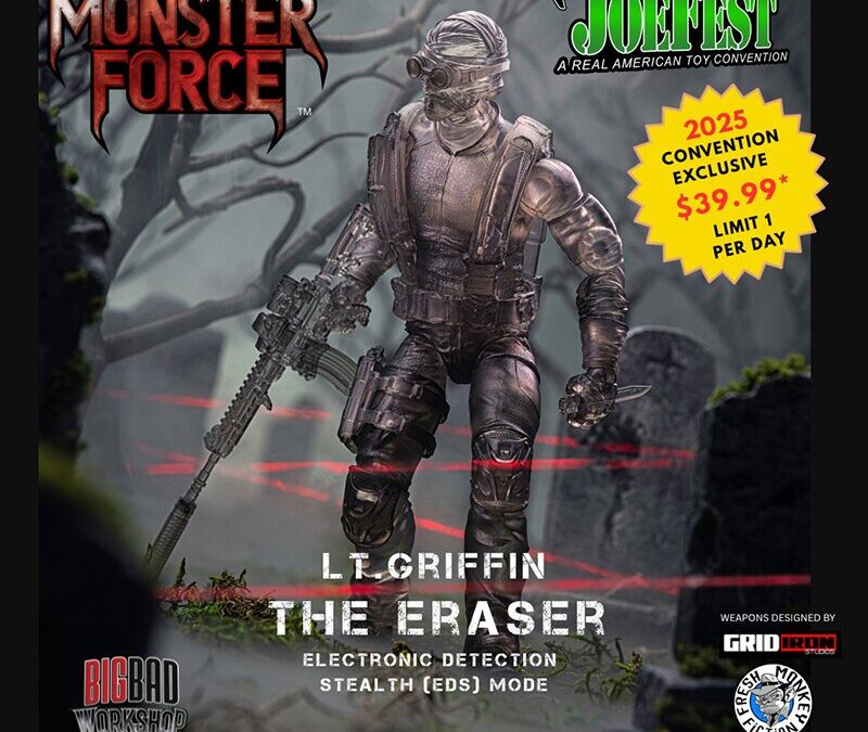 BigBadWorkshop Operation: Monster Force LT. GRIFFIN The Eraser Electronic Detection Stealth Mode 1:12th scale action figure