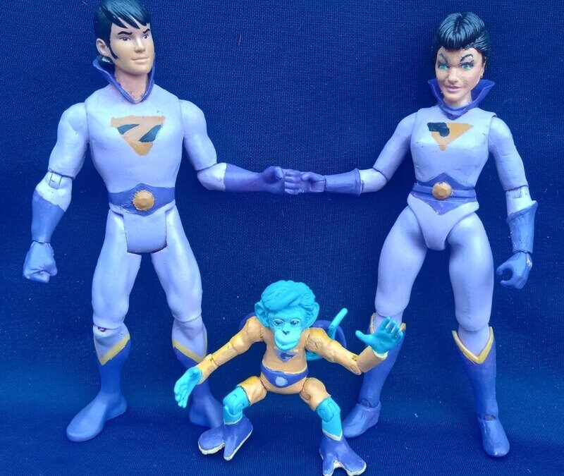 TNI Custom Of The Week:  The Wonder Twins By Unknownsoldier13