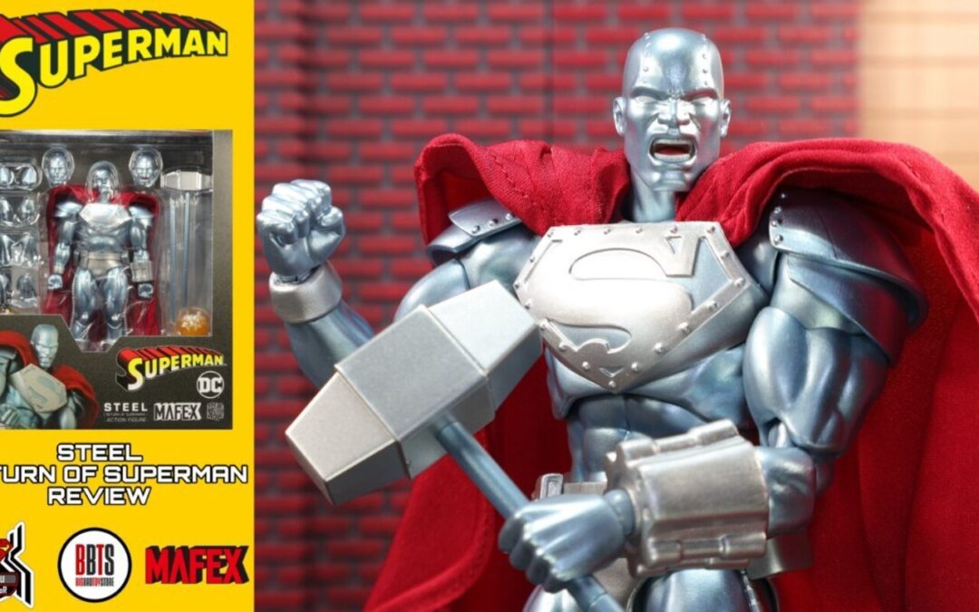 Mafex No. 181 STEEL John Henry Irons The Man of Steel Return of Superman DC Comics Figure Video Review And Images