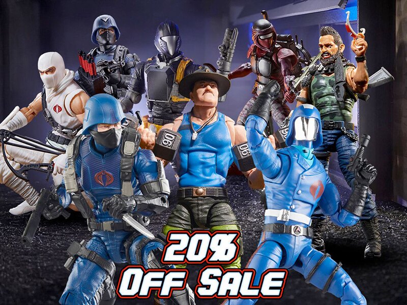 Sponsor Sale:  BigBadToyStore G.I. Joe Collectibles 20% Off Spotlight!