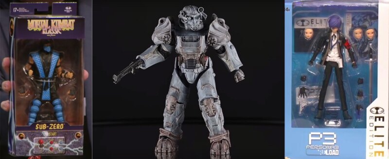 McFarlane Toys Mortal Kombat Klassic Elite Edition Fallout And Persona 3 Reload The Protagonist