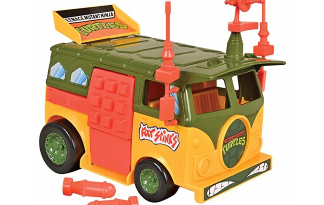 Playmates Teenage Mutant Ninja Turtles Classic Original Party Wagon On Amazon For $25.99