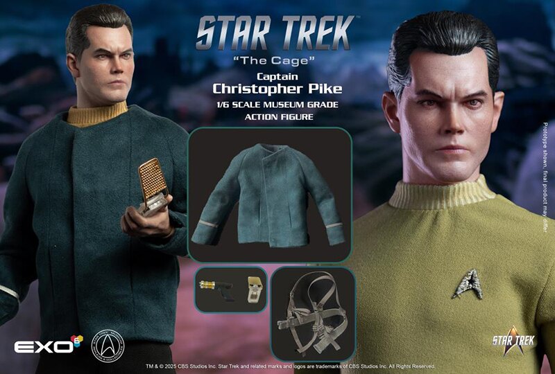 Pre-order Alert: EXO-6 Star Trek: The Original Series Christopher Pike (The Cage) 1/6 Scale Figure