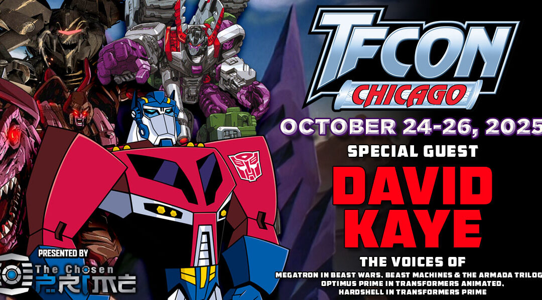 Transformers voice actor David Kaye to attend TFcon Chicago 2025