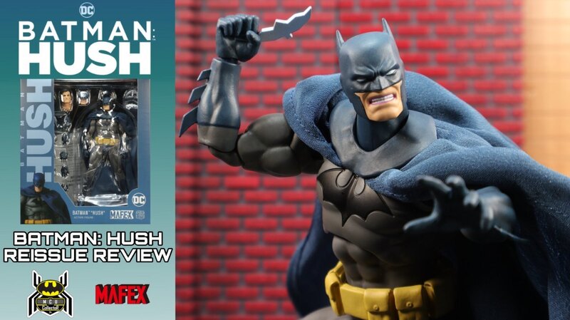Mafex 105 Batman Blue Ver Reissue Bruce Wayne Batman Hush DC Comics Figure Video Review And Images