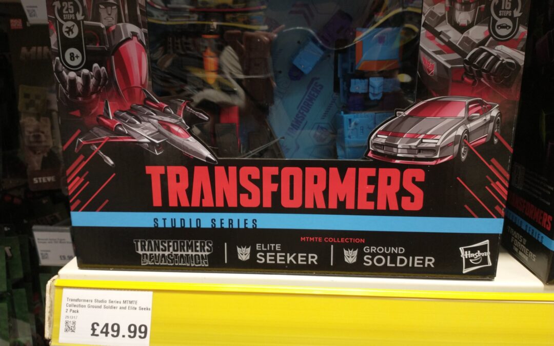 Transformers Devastation Elite Seeker & Ground Soldier 2-Pack, Age Of The Primes Wave 2 Deluxe & Voyager And  Cyberworld Chomp & Battle Grimlock Out In The UK