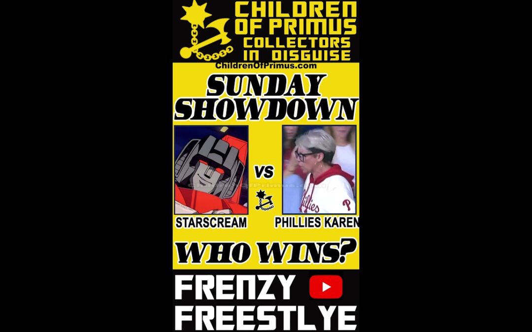 Starscream vs Phillies Karen #childrenofprimus #fypシ゚viral #shorts #transformers #toys #phillies
