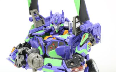 TAKARA TOMY T-SPARK Transformers Evangelion Prime Unit-01 In-Hand Images & Transformation Video