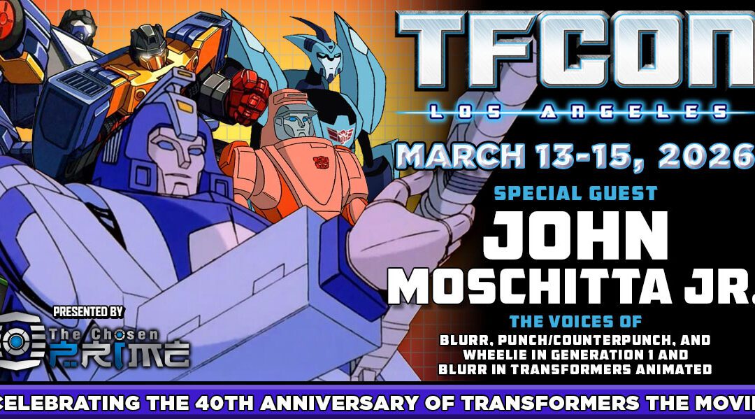 Transformers voice actor John Moschitta Jr to attend TFcon Los Angeles 2026