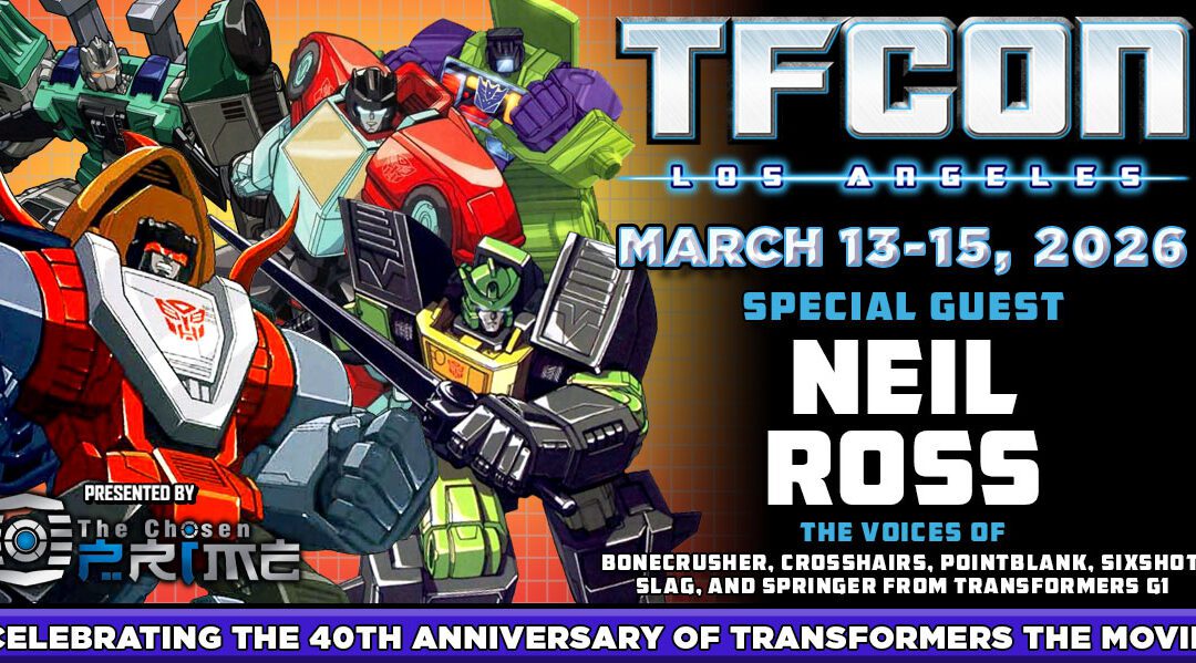 Transformers voice actor Neil Ross to attend TFcon Los Angeles 2026