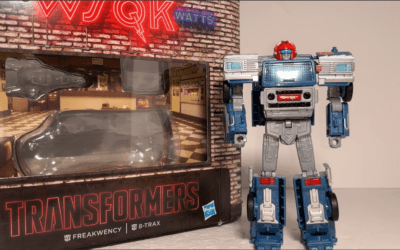 Transformers Collaborative Stranger Things Freakwency & 8-Trax In-Hand Images