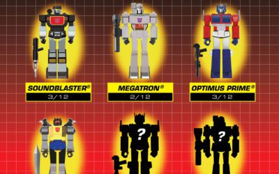 New Super 7 ReAction Transformers Blind Boxes New Wave