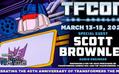 Transformers Generation 1 audio engineer Scott Brownlee to attend TFcon Los Angeles 2026