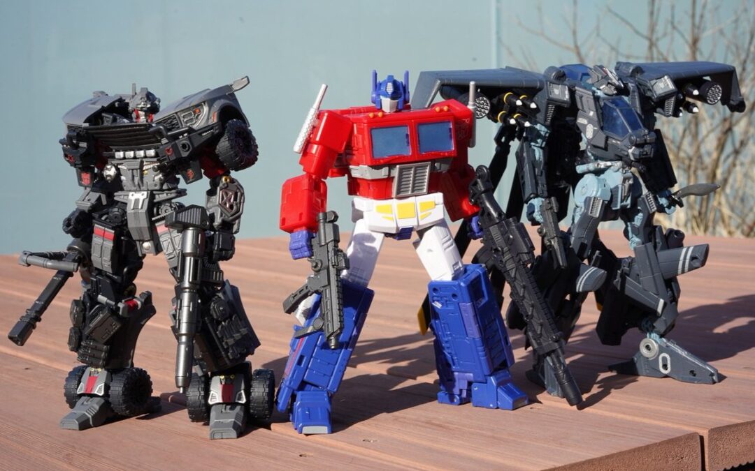 Takara Tomy Transformers Overgear Ironhide & Blackout New Official In-Hand Images