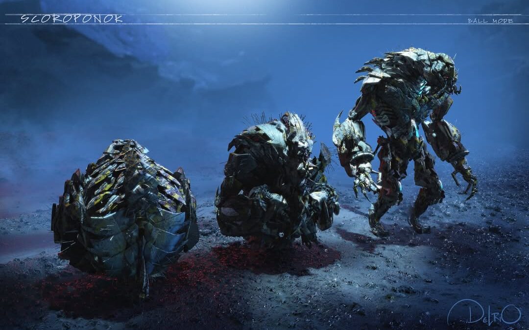 Transformers Rise Of The Beasts Double Punch And “Combiner” Scorponok Concept Art By Eddie Del Rio