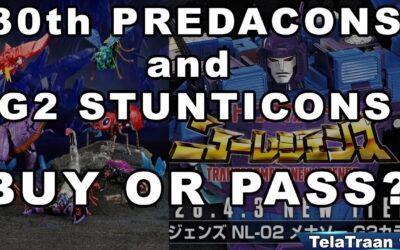 30th ANNIVERSARY BEASTWARS PREDACONS and G2 STUNTICONS – BUY OR PASS? #transformers