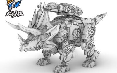 Great General Toys/Craftman Toys DJS-D03 Blade Calamity (Slag) Renders & DJS-D01A Tyrannosaurus Warrior (Grimlock) Prototype