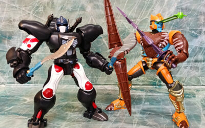 Yolopark AMK Transformers Beast Wars Optimus Primal & Dinobot Additional In-Hand Images