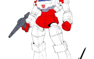 Flame Toys Furai Model Ratchet G1 Ver. Color Sketches