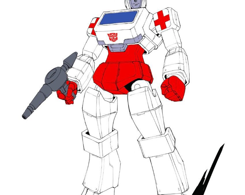Flame Toys Furai Model Ratchet G1 Ver. Color Sketches
