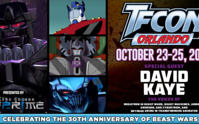 Transformers voice actor David Kaye to attend TFcon Orlando 2026