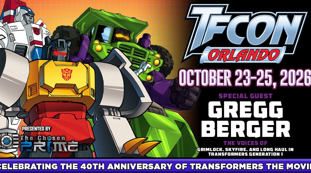 Transformers voice actor Gregg Berger to attend TFcon Orlando 2026