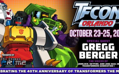 Transformers voice actor Gregg Berger to attend TFcon Orlando 2026