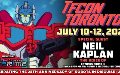 Transformers voice actor Neil Kaplan to attend TFcon Toronto 2026