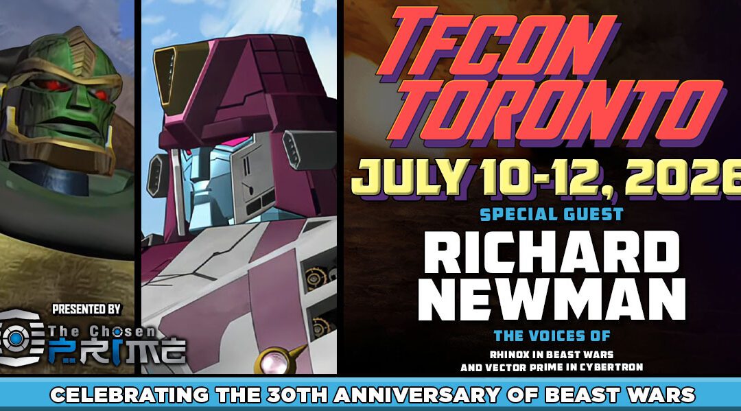 Transformers voice actor Richard Newman to attend TFcon Toronto 2026
