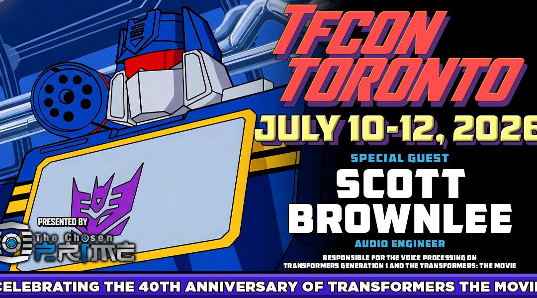 Transformers audio engineer Scott Brownlee to attend TFcon Toronto 2026