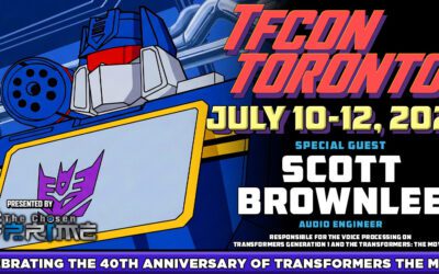 Transformers audio engineer Scott Brownlee to attend TFcon Toronto 2026