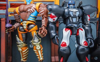 Yolopark AMK Transformers Beast Wars Optimus Primal & Dinobot In-Hand Images
