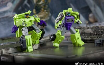 Dr Wu DW ES05 Cyber Crane & DW ES06 Cyber Dump Truck (War Within  Hook & Long Haul) Color Prototypes