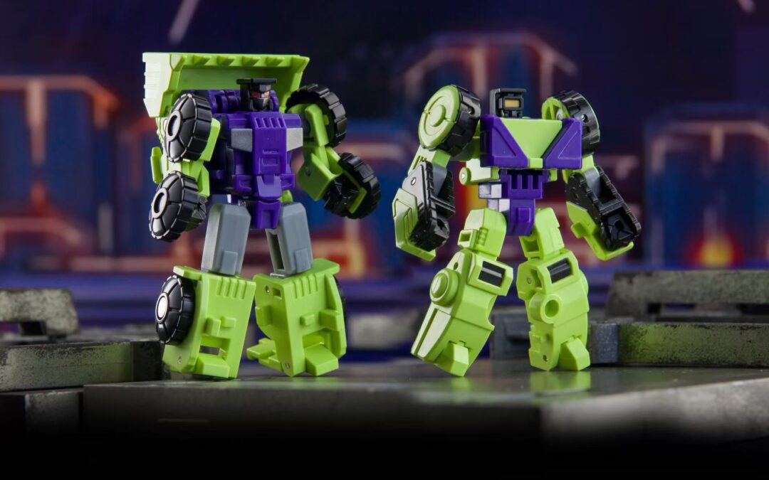 Dr Wu DW ES07 Cyber Shovel Loader & DW ES08 Cyber Bulldozer (War Within Scrapper & Scavenger) Color Prototypes