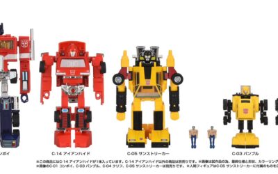 Takara Tomy Missing Link C-14 Ironhide Promotional Image – Scale