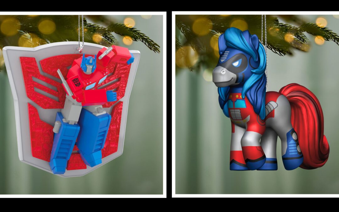 Transformers Optimus Prime’s Power and My Little Prime Hallmark Keepsake Ornaments, Official Listings and Photos