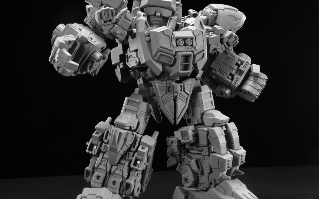 MachineCat-Toys MCT-02 Ferocy B-Robo (SD Abominus) Gray Prototype