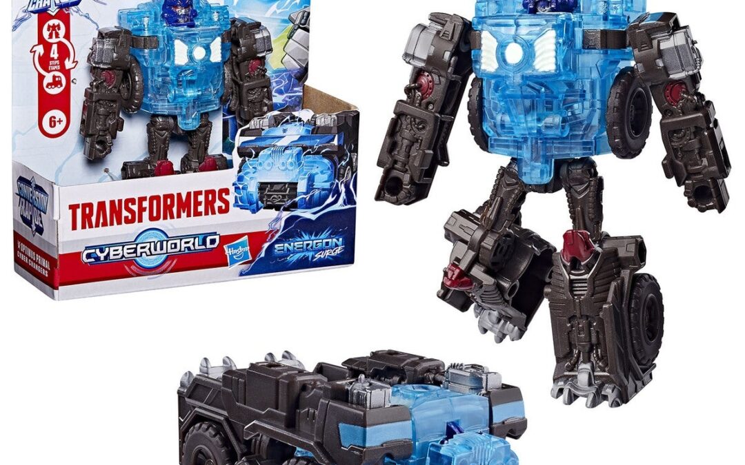 Transformers Cyberworld Cyber Changers Wave 4 Energon Surge Optimus Primal Stock Images
