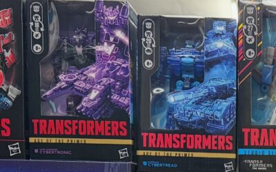 Transformers Age Of The Primes Deluxe Cybertronic and Cybertread First Look!