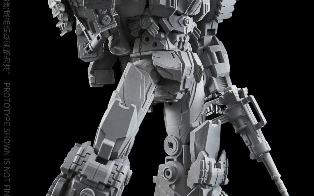 Dream Star Toys DST03-001 Chaotic Warrior (MP Scale Brawl) Gray Prototype
