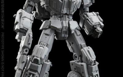 Dream Star Toys DST03-002 Chaotic Warrior – Scammer (MP Scale Swindle) Gray Prototype