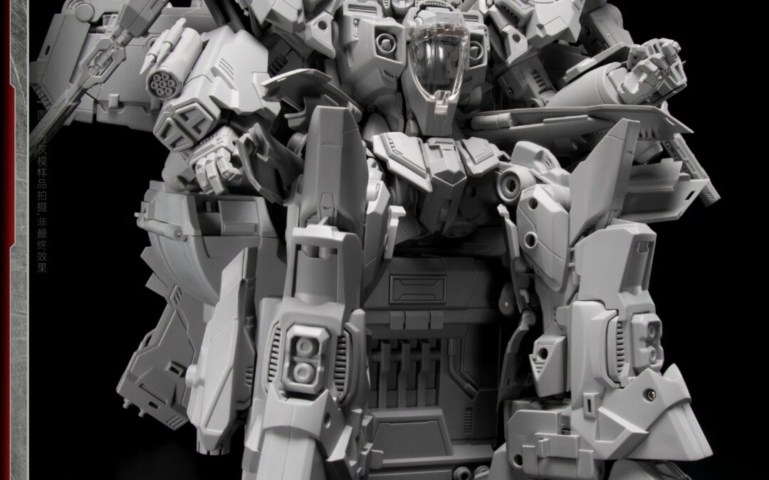 TFC Toys x DJS Toys STC-03 Stealthroar (G.I Joe x Transformers Rattler Starscream) Gray Prototype