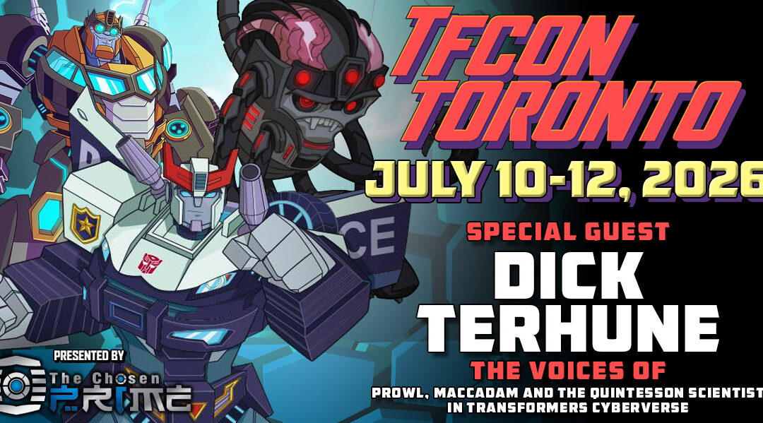 Transformers voice actor Dick Terhune to attend TFcon Toronto 2026
