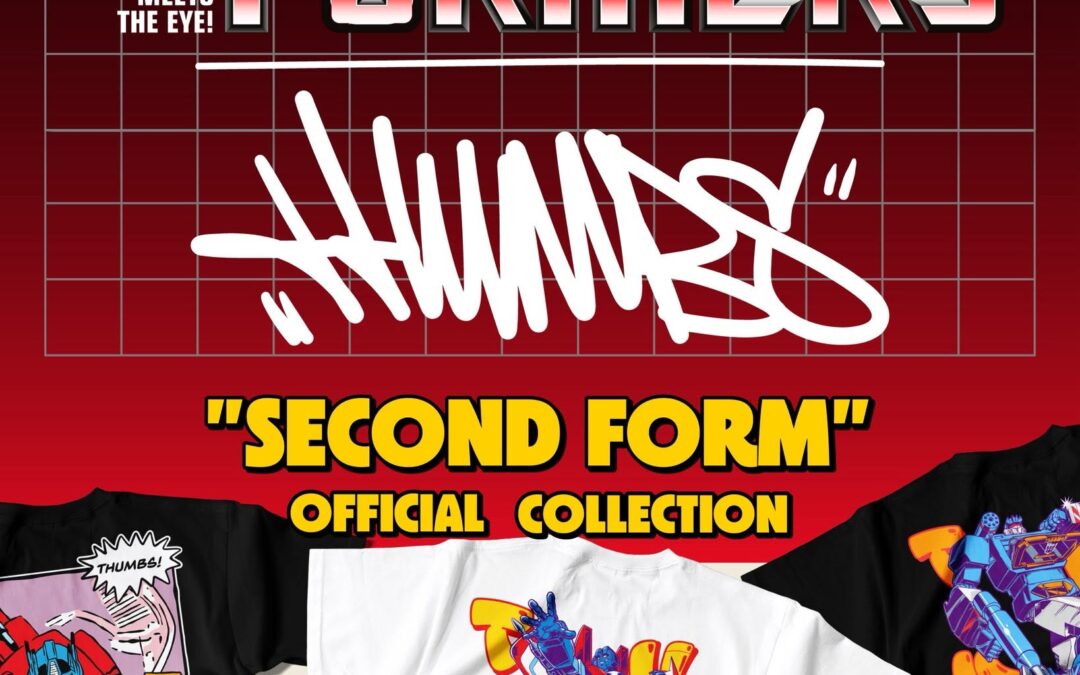 Transformers x Thumbs “Second Form” Collaboration, Official Clothing, Art Prints & More