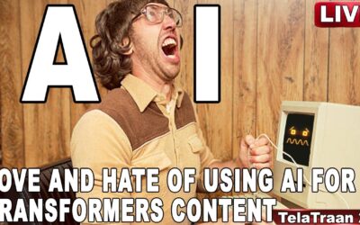 Love and Hate for using Ai for Transformers content. What are your thoughts? #transformers